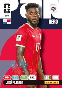 Jose Fajardo Panama Panini FIFA World Cup 2026 Adrenalyn XL #355